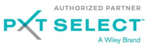 A blue and white logo with the words " authorized seltzer ".