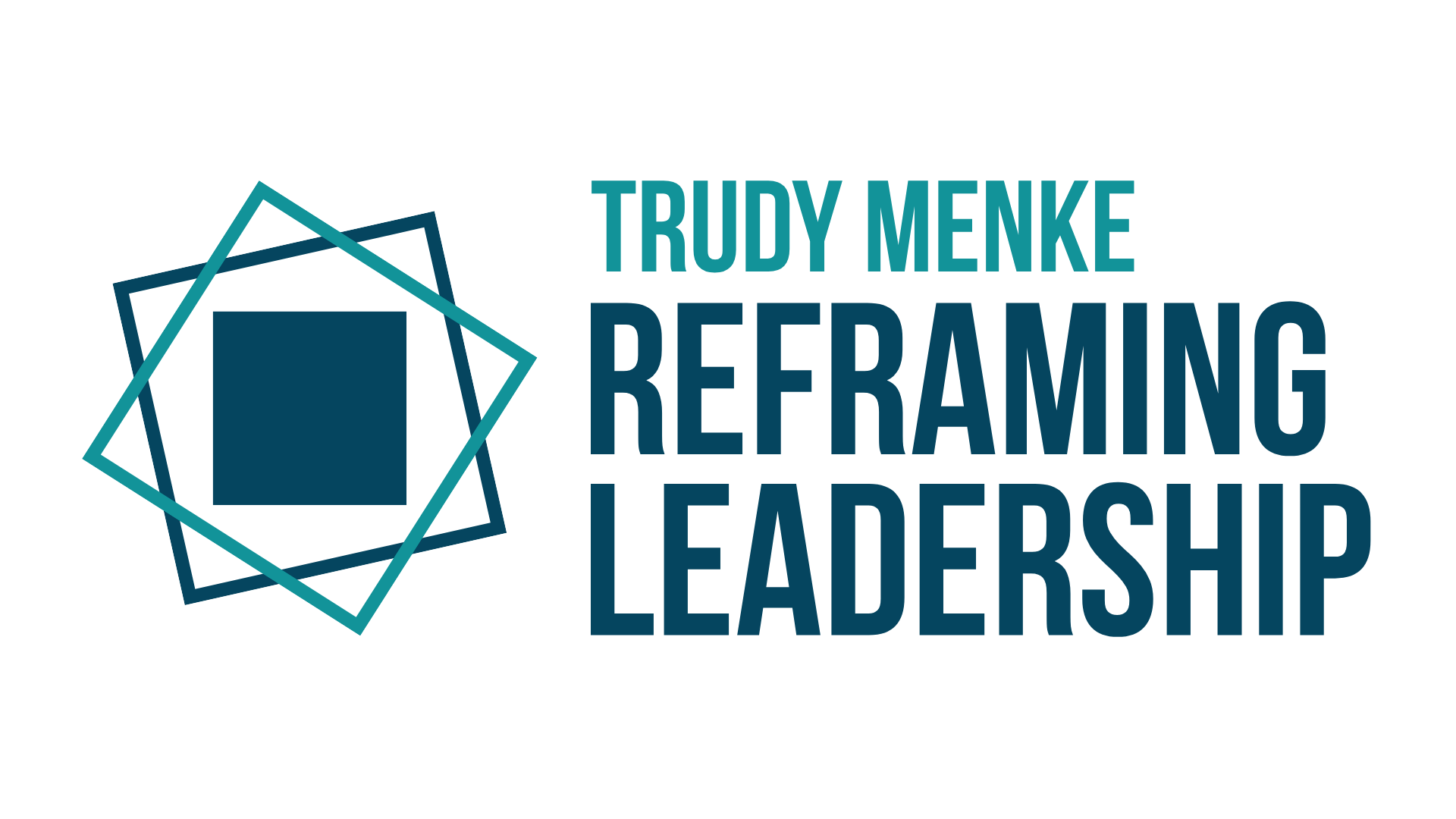 Trudy Menke Reframing Leadership Logo